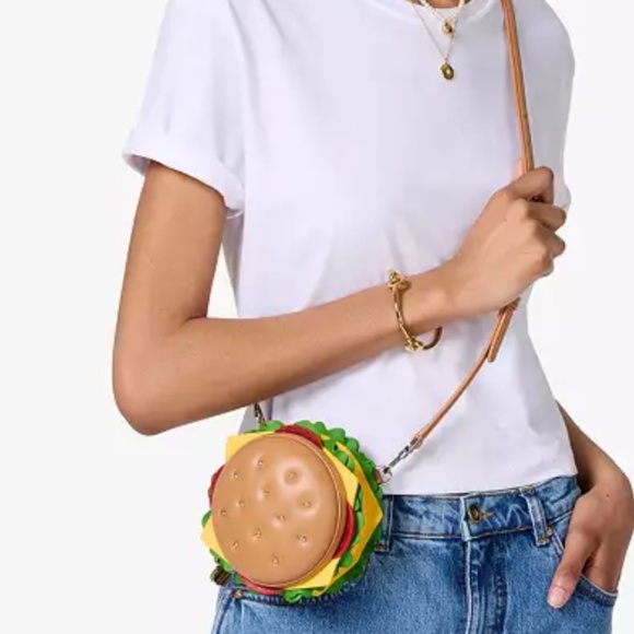 Authentic Kate Spade  ♠️ 3D Hamburger Crossbody - Picture 2 of 4